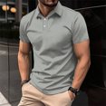 thumbnail image 2 of cfhntfmh Golf Shirts for Men Summer Short Sleeve Button up Tennis Shirts Plus Sizecollared Athletic Tees, 2 of 6