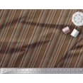 thumbnail image 3 of Soimoi Silk Fabric Diagonal Line & Stripe Print Fabric by The Yard 42 Inch Wide, 3 of 3