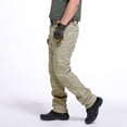 thumbnail image 2 of TopLLC Pantalon Cargo pour Homme à Multiples Poches Imperméable Uni Extérieur Tactique Léger Uni Extensible Entraînement Physique Piste Jogging Randonnée Pantalon de Survêtement Pantalon de Travail, 2 of 5