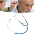 thumbnail image 4 of Listening Stethoscope, Volume Noise Detection Binaural Metal Audiphones Stethoscope Lightweight  Accessory, 4 of 8