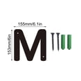 thumbnail image 2 of RXIRUCGD Lettres Chiffres en Fer Tridimensionnelles Maison Numéro Vis Maison Numéro Signe, 2 of 5