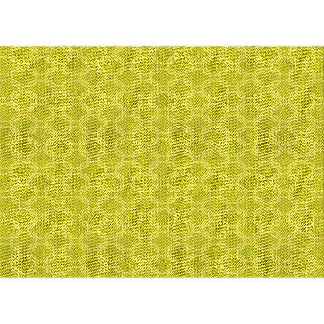 Ahgly Tapis Rectangulaire Lavable en Machine Intérieur Transitionnel Jaune Canari, 5 Pieds x 8 Pieds