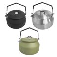 thumbnail image 2 of Outdoor Stainless Steel Kettle Locking Handle Camping Hung Pot Portable, 2 of 8