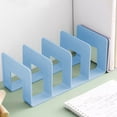 thumbnail image 3 of RKSTN Bibliothèque en Plastique Support de Livres Grande Bibliothèque Support de Livres Bibliothèque pour Étudiant Baffle de Rangement de Bureau Bibliothèque de Bureau Bibliothèque, 3 of 5