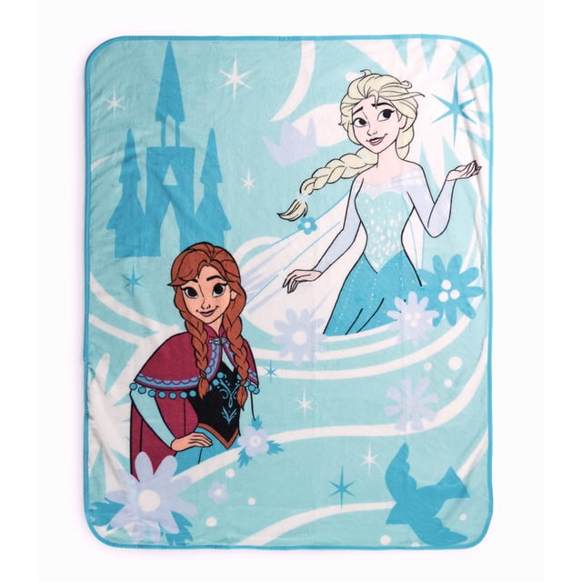 Disney Frozen Kids Silk Touch Fleece Throw, 100% Polyester