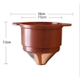 thumbnail image 4 of Vrorvz Long Lasting Double Layer Stainless Steel Drip Coffee Filter Cup with Eco Friendly Reusable Design for Superior Extraction,No Filter Paper Needed,Suit for Coffee and Tea Brewing, 4 of 8