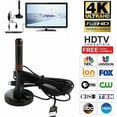 thumbnail image 1 of Indoor 1080P HD 200 Miles Ranges Antenna TV Digital Skywires 4K Antena Digital, 1 of 8