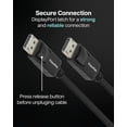 thumbnail image 4 of Visiontek DisplayPort to DisplayPort (M/M) 2 Meter Cable, 4 of 5