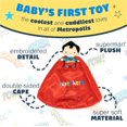 thumbnail image 3 of Kids Preferred DC Heroes Superman Lovey Security Blanket, 3 of 5