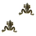 thumbnail image 1 of QualitChoice False Bait Surface Lure Low-Resistant Strong Toughness Steel Wire Baffle Bionic Fishing Tools Simulated Fish Scale Pattern Brown 2Set, 1 of 6