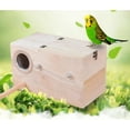thumbnail image 2 of Budgie Nest Box Breeding Boxes Aviary Bird Nesting with Stick S 12x12x19.5cm, 2 of 8