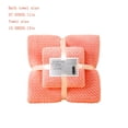 thumbnail image 3 of Fleece Towel Set, EDHITNR Soft Absorbent Bath Towel, Premium Microfiber Quick Dry Hand Towel Machine Washable, Pink, 3 of 3