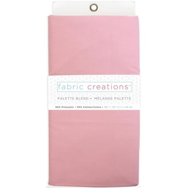 FABRIC CREATIONS Polycotton 65/35 Pre-Cut Fabric, Pink