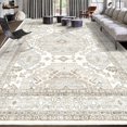 thumbnail image 2 of Area Rugs 8x10 for Living Room,Washable Boho 8x10 Area Rugs for Bedroom,Non Slip Carpet for Kitchen, Dining Room, Indoor, Kids Playroom Soft Low-Pile Rug, Thickness 0.2 Inches, Beige/Neutral, 2 of 6