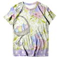 thumbnail image 2 of EIMELI Femmes Décontracté Été Pâques Drôle Chick Bunny Imprimé Manches Courtes Col Rond T-Shirt T-Shirts pour Femmes Vert G, 2 of 3