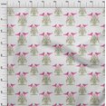 thumbnail image 3 of oneOone Cotton Cambric Fabric Bird & Tree Block Printed Fabric 1 Yard 56 Inch Wide, 3 of 4