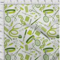 thumbnail image 4 of oneOone Viscose Chiffon Light Green Fabric Tool Fabric For Sewing Printed Craft Fabric By The Yard 42 Inch Wide, 4 of 4