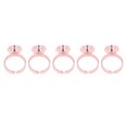 thumbnail image 3 of 5pcs Pigment  Cup Reusable Stainless Steel Microblading   Cup for Eyelash Artist Rose Red, 3 of 8