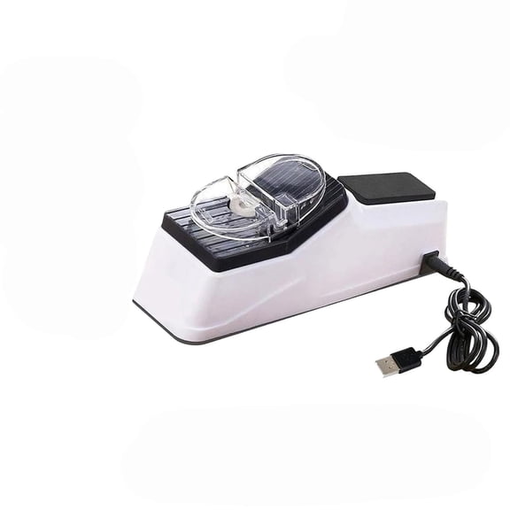 Trousse d'Aiguisage pour Couteau, Aiguiseur de Couteau Usb avec Têtes Remplaçables, 5 Lames pour les Deux Côtés, Trousse d'Aiguisage pour Couteau