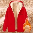 thumbnail image 4 of Chandails en Molleton à Capuche pour Femmes, Veste d'Hiver Douce avec Poches pour Sports Extérieurs Décontractés, 4 of 4