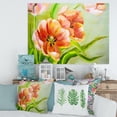 thumbnail image 1 of Designart Vintage Red Tulips Flowers II Canvas Wall Art, 1 of 4