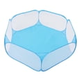 thumbnail image 4 of Small Animals Playpen, Portable Durable Interactive Small Pet Cage Tent  For Pets Blue, 4 of 8