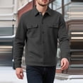 thumbnail image 4 of Yusimy Men's Trench Coat Double-Breasted Slim Fit Solid Mid-Length Casual Versatile Overcoat, 4 of 8
