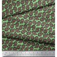 thumbnail image 2 of Soimoi Tissu en Coton Cambrique Spirale & Paisley Imprimé 1 Yard 42 Pouces de Large, 2 of 3