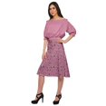 thumbnail image 2 of Moomaya Jupe Imprimée pour Femmes en Poly Spandex Tenue Décontractée Jupe d'Été pour Filles, 2 of 5