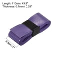 thumbnail image 3 of Unique Bargains 43.3' Non-Slip PU Tennis Racket Overgrip Tape Wraps with Hole Purple 6 Pack, 3 of 7