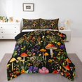 thumbnail image 2 of Erosebridal Ensembles de Couettes Florales Colorées Format Simple, Couettes et Duvets Botaniques de Jungle, Décor de Style Bohémien, Réversible, 2 of 8