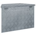 thumbnail image 2 of vidaXL Aluminium Box 70x24x42 cm Trapezoid Silver, 2 of 5