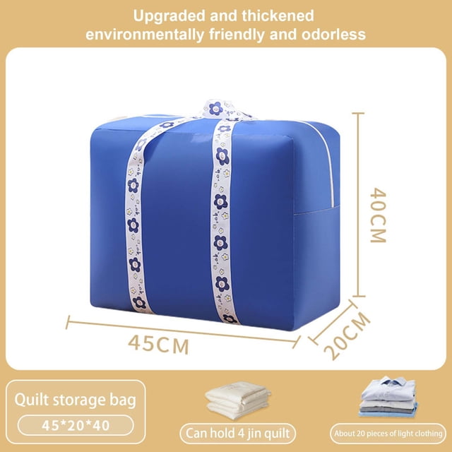 Chmadoxn Storage Trunks, 2025 Space Saving Self Compression Organizer Portable Space Storage Packing Bags Space Quilt Compression Storage Bag For Comforters Blankets Bedding a Pouch
