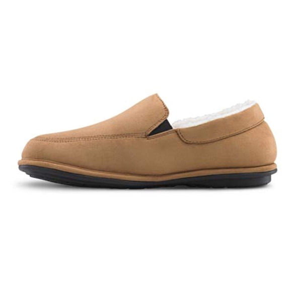 Dr.Comfort Men's Relax Slipper Camel Nubuck 12