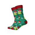 thumbnail image 1 of Plain Green Socks Cute And Comfortable Suitable For Daily Wear For Kids And Adults, 1 of 3
