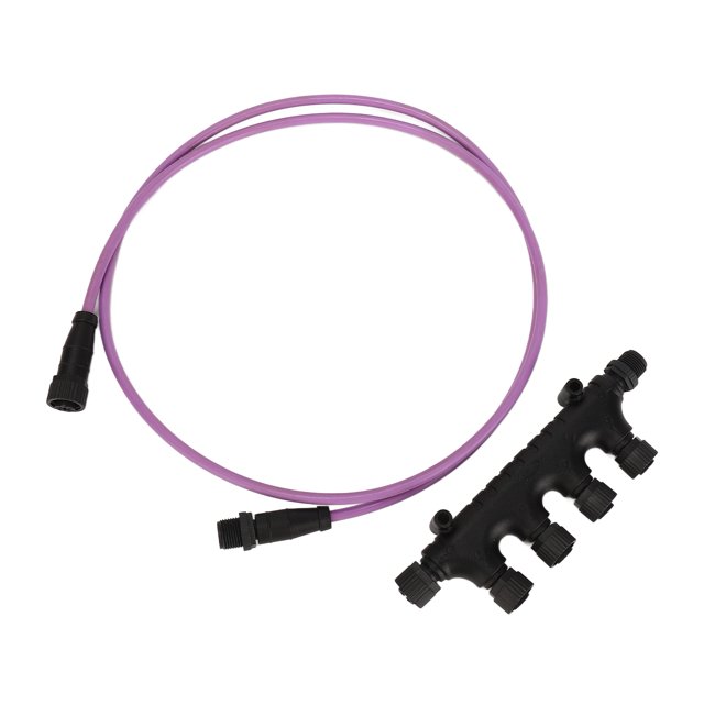 Connecteur T Multiport, Pratique M12 Kit de Connecteur T Stable et Durable pour NMEA 2000