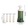 thumbnail image 2 of Household Manual Sausage Stuffer Vertical Sausage Maker Machine With Multiple Nozzles Meat Filling Funnel Tube Kitchen Food Processing Whip Its 6 Pack Hand Mixer 5 Speed Toastmaster Hand Mixer Parts, 2 of 4