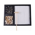 thumbnail image 3 of The Stress Melting Mini Meditation Sand Table Decoration with Rocks, Rake, and Fine Sand, Ideal for Desk or Countertop, for Home Office Relaxation, 3 of 6