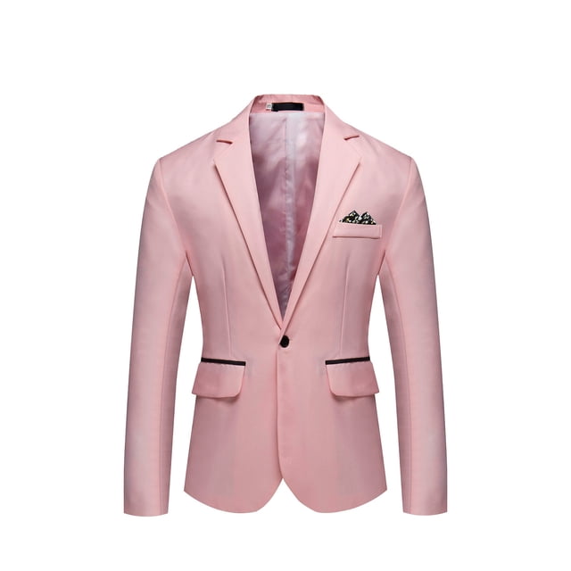 Men's Fashion England Solid Color High Quality Casual Single Breasted Suit