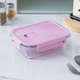 thumbnail image 1 of Birdeem Glass Bento Box for Meal Prep, Microwave Safe Lunch Container, Reusable Food Storage with Leakproof Lid for Office, School, Home Use, 1 of 9