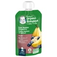thumbnail image 2 of GERBER Purée Biologique, Poire Banane Bleuet, Aliments pour Bébés, 2 of 7