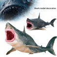 thumbnail image 4 of Ocean Sea Life Marine Animals Megalodon Shark Action Figure Model Educational Gift Toy For Kid Collection Toy D3U8, 4 of 6