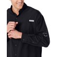 thumbnail image 4 of PFG Tamiami II Long Sleeve Shirt, 3X, Black, 4 of 8