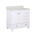 thumbnail image 1 of DHP Monteray Beach 36 Inch Bathroom Vanity, White, 1 of 9