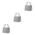 thumbnail image 2 of ZheElen Pack Lunch With Confidence Insulated Bento Bag Designed For Large Capacity Small+Grey 3Set, 2 of 6
