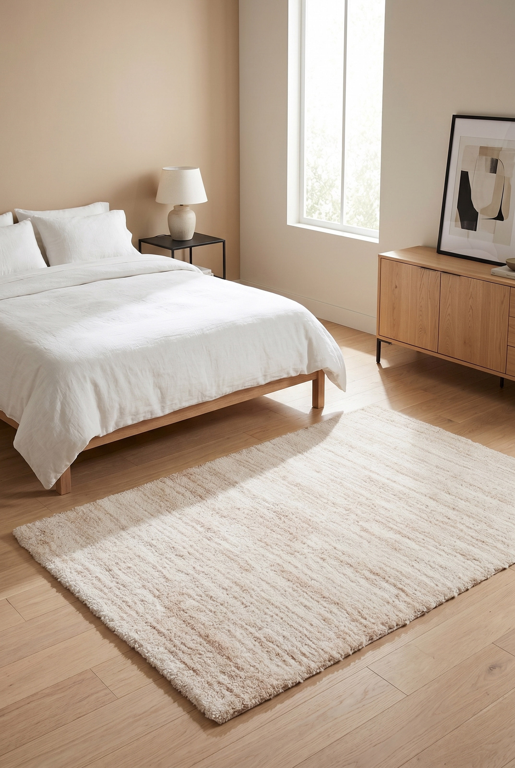 ECARPET Yeti Tapis Contemporain / Moderne, Doux & Shaggy pour Salon, Chambre, Salle A Manger, Entrée, Couloir et Plus Encore.