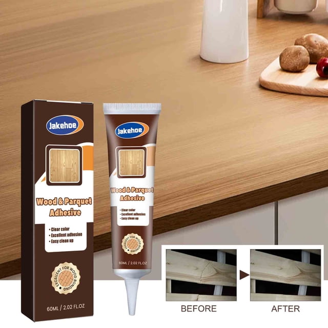 LSLJS Wood And Parquet Adhesive Are Highly Adhesive And Suitable for All Types Of Wood Including Hardwoods And Softwoods And Composites 60Ml