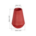 thumbnail image 2 of Unique Bargains Butée à Cloche, Verrou de Corde pour Sac à Cordon, Rouge, Lot de 50, 2 of 5