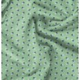 thumbnail image 1 of Soimoi Green Cotton Poplin Fabric Shells Ocean Print Sewing Fabric Yard 56 Inch Wide, 1 of 6