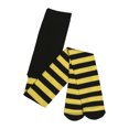 thumbnail image 5 of Faithtur Bas pour Femmes Collants Taille Haute Rayés Doux pour la Peau, 5 of 5